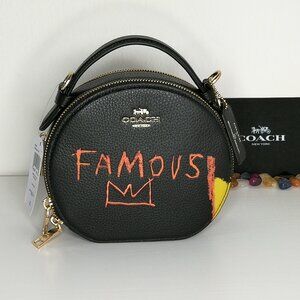 NWT Coach X Jean Michel Basquiat Canteen Crossbody Handbag Shoulder Bag C5657